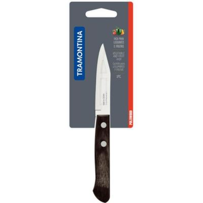 Faca Para Legumes E Frutas 3 Castanho Tramontina Polywood