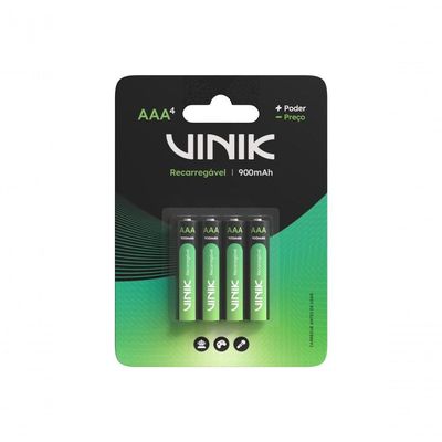Pilha Recarregável Aaa C-4 - 900mah 1.2v - Vp3ab4r