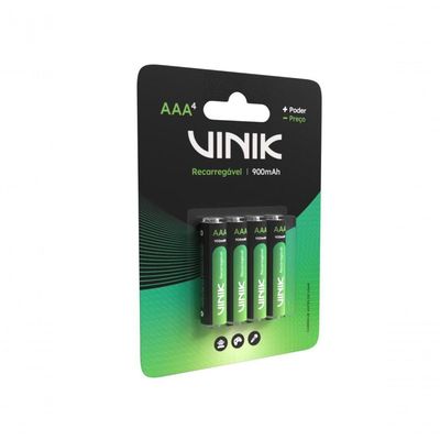Pilha Recarregável Aaa C-4 - 900mah 1.2v - Vp3ab4r
