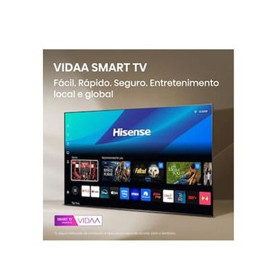 Smart TV 40 Hisense 40A4NV Full HD DLED DTS VirtualX Vidaa U9 Preto / Bivolt