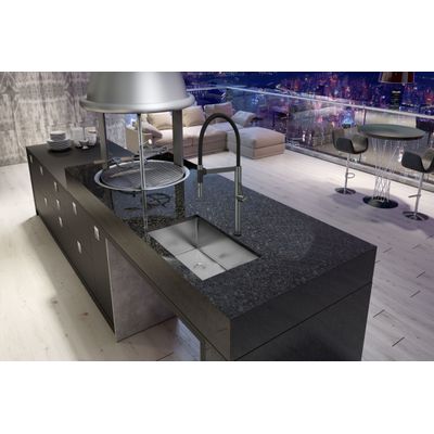 CUBA DEBACCO QUADRATINO DE EMBUTIR EM AÇO INOX 75X45 20.03.70400