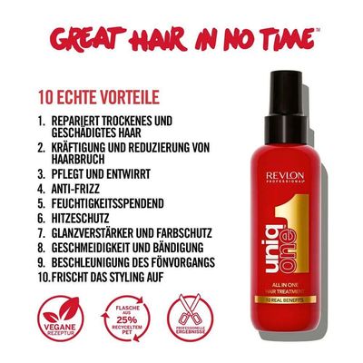 Kit Revlon Uniq One - Leave-in 150ml + Shampoo 230ml