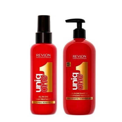 Kit Revlon Uniq One - Leave-in 150ml + Shampoo 230ml