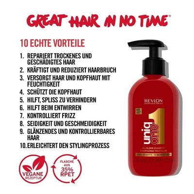 Kit Revlon Uniq One - Leave-in 150ml + Shampoo 230ml