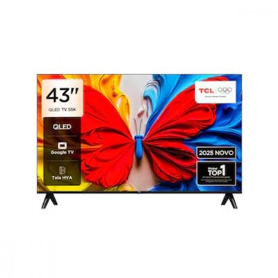 Smart TV 43 Polegadas 43S5K QLED Full HD Google TV Wi-Fi Semp TCL Preto / Bivolt