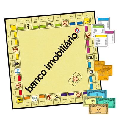 Jogo Banco Imobiliário Retrô - Brinquedos Estrela