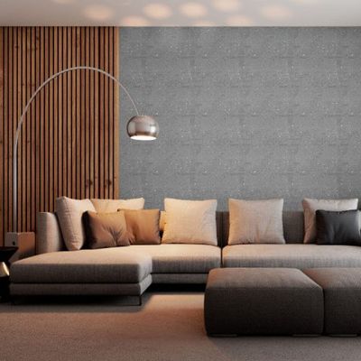 Papel de Parede Bobinex Essencial Textura Cinza 4318