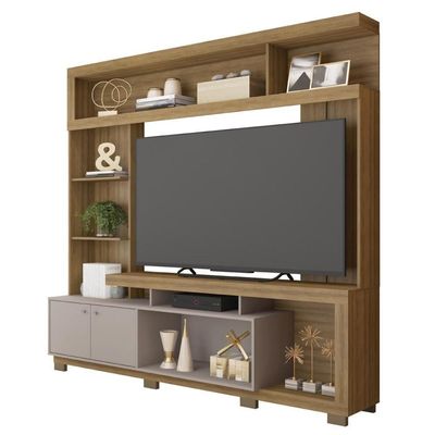 Estante Home Formosa Para Até 65 Polegadas Marrom Caemmun