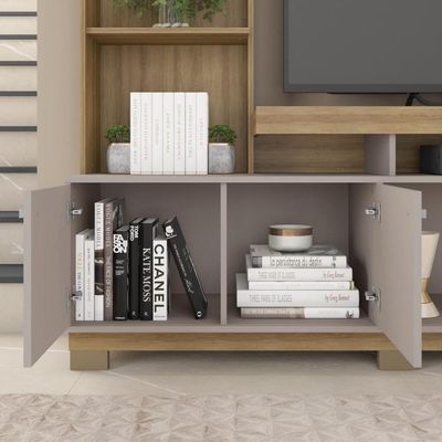 Estante Home Formosa Para Até 65 Polegadas Marrom Caemmun