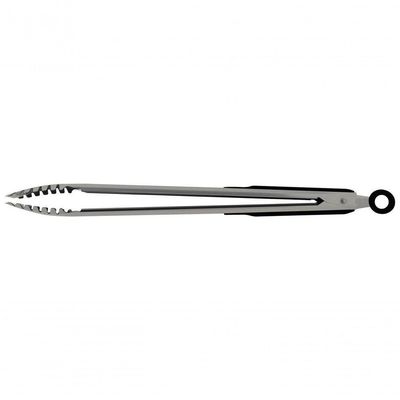 Pegador De Carne Tramontina Churrasco Black 45cm Em Aço Inox E Cabo Emborrachado