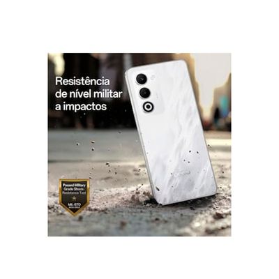 Smartphone OPPO A5 5G Tela 6.67 256GB 8GB RAM Câmera 50MP Branco / Bivolt