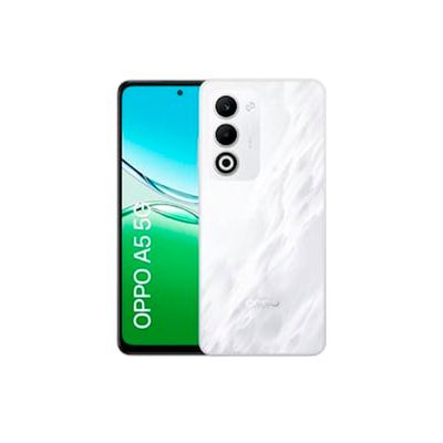 Smartphone OPPO A5 5G Tela 6.67 256GB 8GB RAM Câmera 50MP Branco / Bivolt