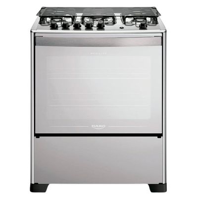 Fogão Dako Magister Style 5 Bocas Com Tripla Chama E Acendimento Automático Inox Bivolt