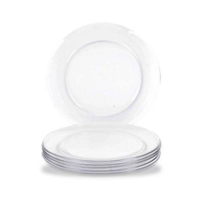 Jogo 12 Pratos Raso Gourmet Astral 26cm Marinex Santa Marina
