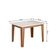 Mesa Para Sala De Jantar 1,20m Miami Madeirado/off White Dobuê Madeirado/off White