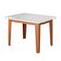 Mesa Para Sala De Jantar 1,20m Miami Madeirado/off White Dobuê Madeirado/off White