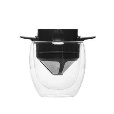 Eco Filtro Coador Individual Para Café Reutilizável Em Aço Inox Inox
