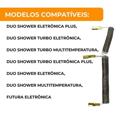 Resistencia Tipo L Chuveiro Duo Shower 220v 6800w Pratimix
