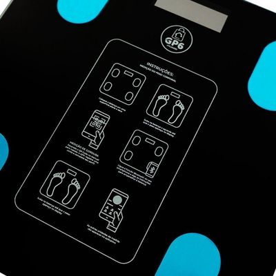 Balança Corporal Digital Bioimpedância Ideal Para Banheiro E Consultório
