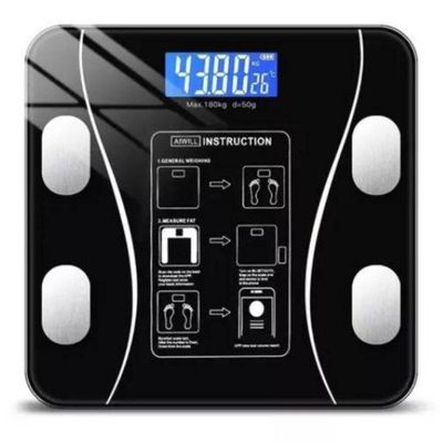 Balança Corporal Digital Bioimpedância Ideal Para Banheiro E Consultório