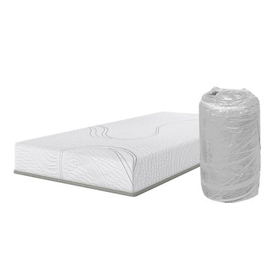 Colchão Viena Solteiro Bartira + Cama Box Solteiro Loreto Umaflex Branco