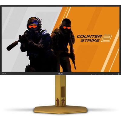 Monitor Gamer AOC CS25G/78 310Hz/0,3MS/24,5`` Preto com Dourado / Bivolt