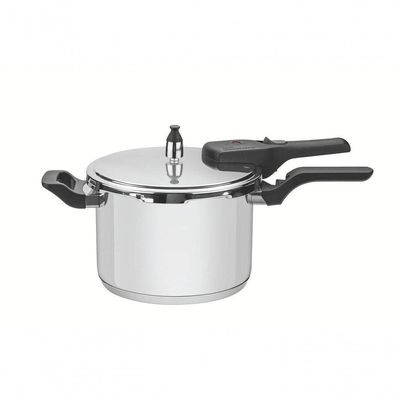 Panela De Pressão Tramontina Brava Aço Inox 22 Cm 6 Litros