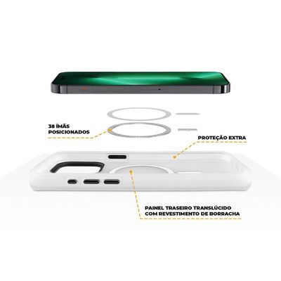 Capa MagSafe Pro para iPhone 16 - Transparente - Gshield