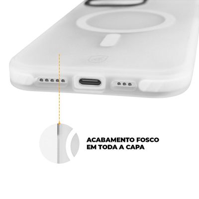 Capa MagSafe Pro para iPhone 16 - Transparente - Gshield