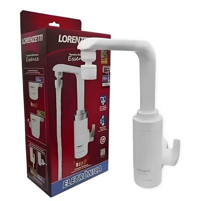 Torneira Elétrica Essence De Parede 220 Volts 5500 Watts - 7551027 - Lorenzetti