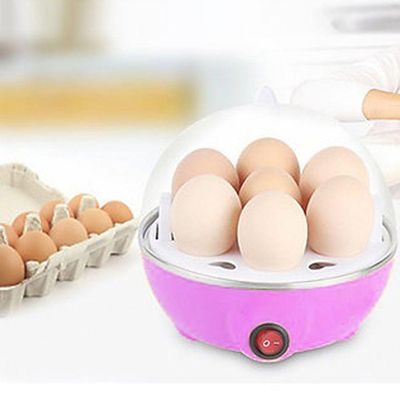 Cozedor Elétrico A Vapor Ovos Egg Cooker 110v Rosa