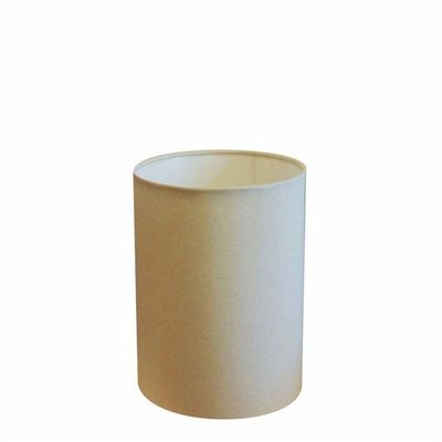Cúpula Abajur E Luminária Cilíndrica Vivare Cp-7003 ø15x20cm - Bocal Nacional Algodão-crú