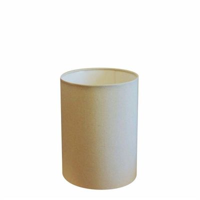 Cúpula Abajur E Luminária Cilíndrica Vivare Cp-7003 ø15x20cm - Bocal Nacional Algodão-crú