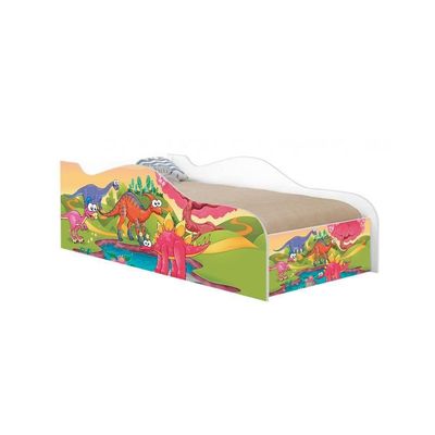 Cama Fun Planeta Dinossauro Solteiro Com Colchão