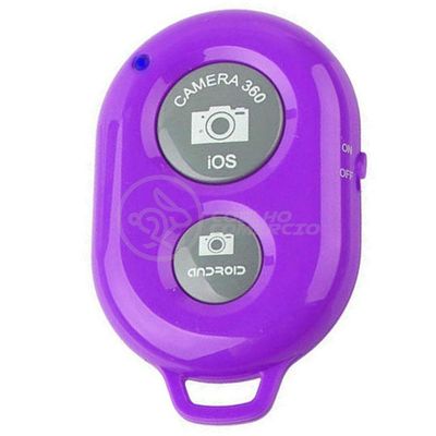 Controle Remoto Disparador De Fotos Bluetooth Selfie - Roxo