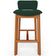 Kit 04 Banquetas Alta Para Cozinha Sala de Jantar Bar Dara L02 Suede Verde Musgo - Lyam Decor