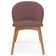 Kit 04 Cadeiras de Jantar e Estar Living Estofada Mia L02 Suede Rosê - Lyam Decor