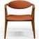 Poltrona Decorativa Para Sala de Estar Jantar Cecília L02 Tecido Terracota - Lyam Decor