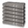 6 Toalhas Grande Super Felpudas e Grossa 80x150 Cinza