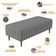 Kit 02 Puffs Decorativo Sala de Estar Bali W01 Pés Palito 120x50cm Pied Poule - Lyam Decor