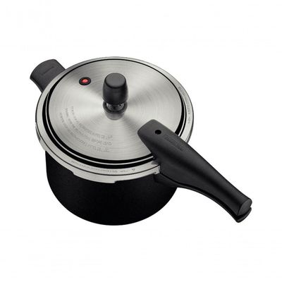Panela De Pressão Tramontina Vancouver 20cm 4,5l Preta
