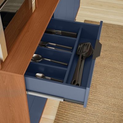 Kit Cozinha Compacta Viena 8 Portas E 2 Gavetas Lukaliam Móveis Jequitiba-azul Lord Jequitiba-azul Lord