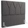Cabeceira Cama Box Casal 140 cm Aurora W01 Linho Cinza Escuro - Lyam Decor