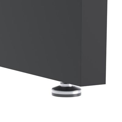 Mesa Para Escritório Com Tampo Duplo 25mm Tundra - Preto