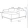 Sofá 3 Lugares com Chaise Direito Para Sala Molino 230 cm D02 Veludo Preto C-300 -Lyam Decor