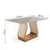 Mesa Para Sala De Jantar 1,20m Veneto Viero Madeirado/off White
