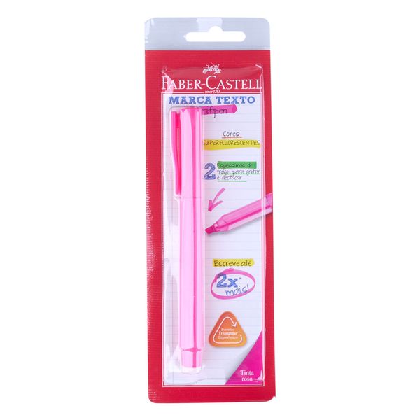 Marcador de Texto Faber Grifpen Rosa Marcador de Texto Faber Grifpen Rosa