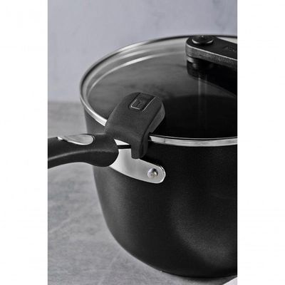 Pipoqueira Tramontina Mônaco Induction Alumínio Com Revestimento Preto 22 Cm