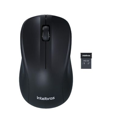 Teclado E Mouse Intelbras Csi50 - Sem Fio Preto