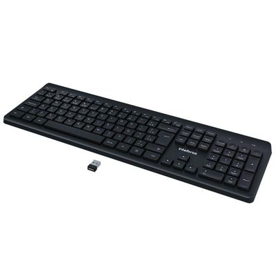 Teclado E Mouse Intelbras Csi50 - Sem Fio Preto